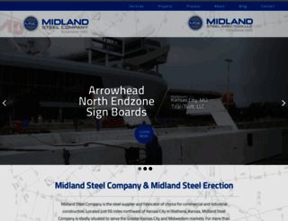 midlandsteelco.com screenshot