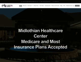midlothianhealthcare.com screenshot