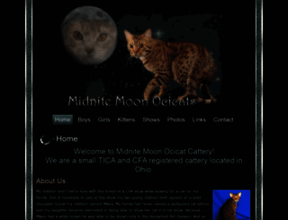 midnitemoonocicats.com screenshot