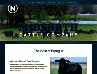 midsouthcattle.net screenshot