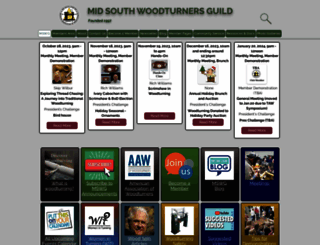 midsouthwoodturners.com screenshot