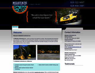 midstatecontractors.org screenshot