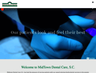 midtowndentalcare.org screenshot