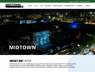 midtowndetroitinc.org screenshot