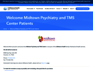 midtownpsychiatrytms.com screenshot