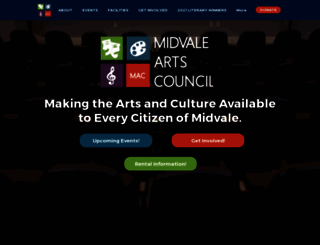 midvalearts.com screenshot
