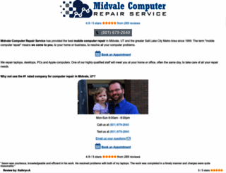 midvalecomputerrepair.com screenshot