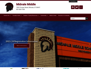 midvalemiddle.canyonsdistrict.org screenshot