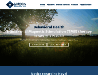 midvalleyhealthcare.com screenshot