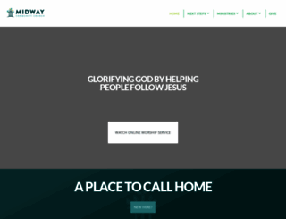 midwaycommunitychurch.org screenshot