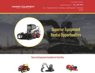 midwayrentalequipment.com screenshot