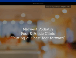 midwest-podiatry.com screenshot