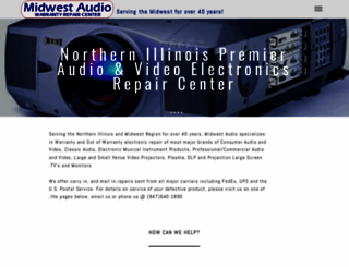 midwestaudio.net screenshot