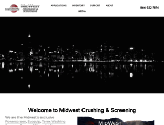 midwestcrushandscreen.com screenshot