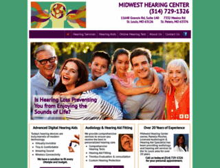 midwesthearingcenter.com screenshot