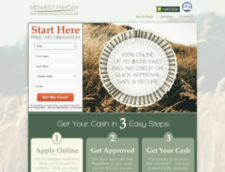 midwestpayday.dailyfinancegroup.com screenshot