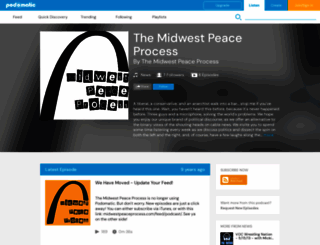 midwestpeace.podomatic.com screenshot