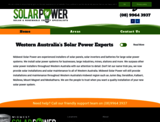 midwestsolarpower.com.au screenshot