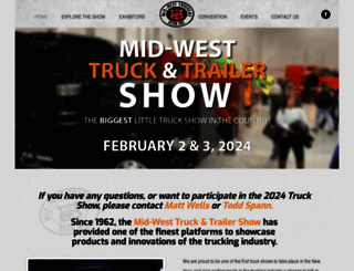 midwesttruckshow.com screenshot