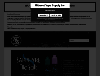 midwestvapesupply.com screenshot