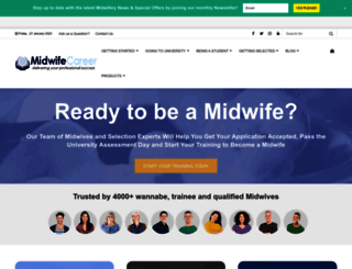 midwifecareer.com screenshot