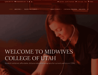 midwifery.edu screenshot
