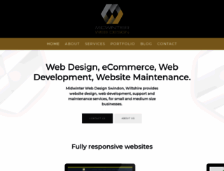 midwinterwebdesign.co.uk screenshot