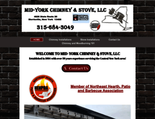 midyorkchimney-stove.com screenshot