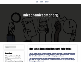 mieconomiccenter.org screenshot