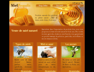 miel-propolis.ch screenshot