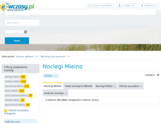 mielno.e-wczasy.com.pl screenshot