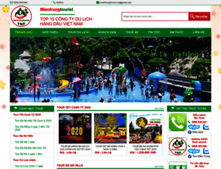 mientrungtourist.vn screenshot