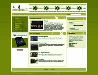 miesteliai.lt screenshot
