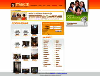 mieszkania-studenckie.pl screenshot