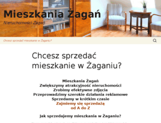 mieszkania-zagan.pl screenshot