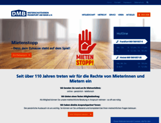 mieterschutzverein-frankfurt.de screenshot