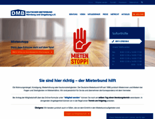 mieterverein-nuernberg.de screenshot