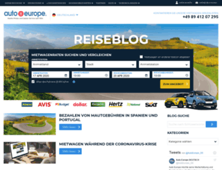 mietwagen-blog.autoeurope.de screenshot