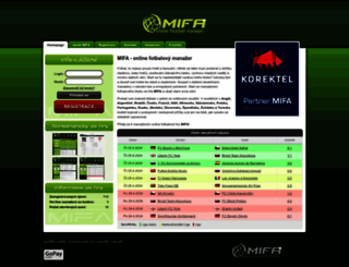 mifa.cz screenshot