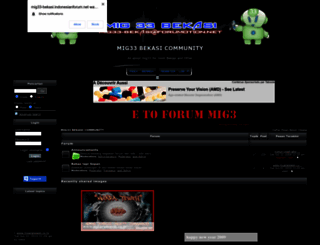 mig33-bekasi.forumotion.net screenshot