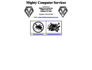 mightycomputerservices.com screenshot