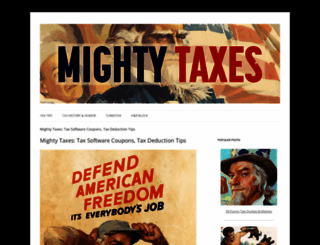 mightytaxes.com screenshot