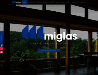 miglas.com.au screenshot