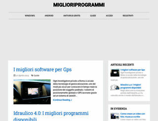 miglioriprogrammi.com screenshot