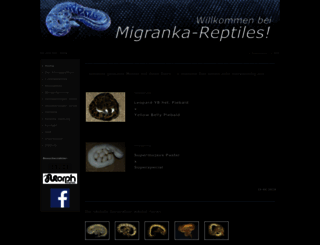 migranka-reptiles.com screenshot