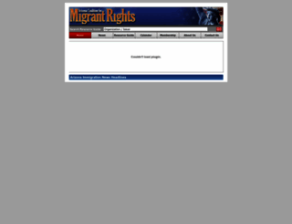 migrantrights.org screenshot