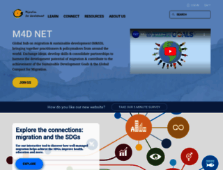migration4development.org screenshot