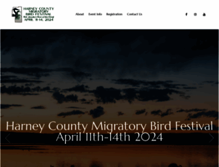 migratorybirdfestival.com screenshot