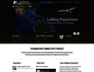 migratoryconnectivityproject.org screenshot