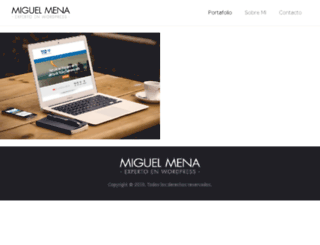 miguelmenaonline.com screenshot